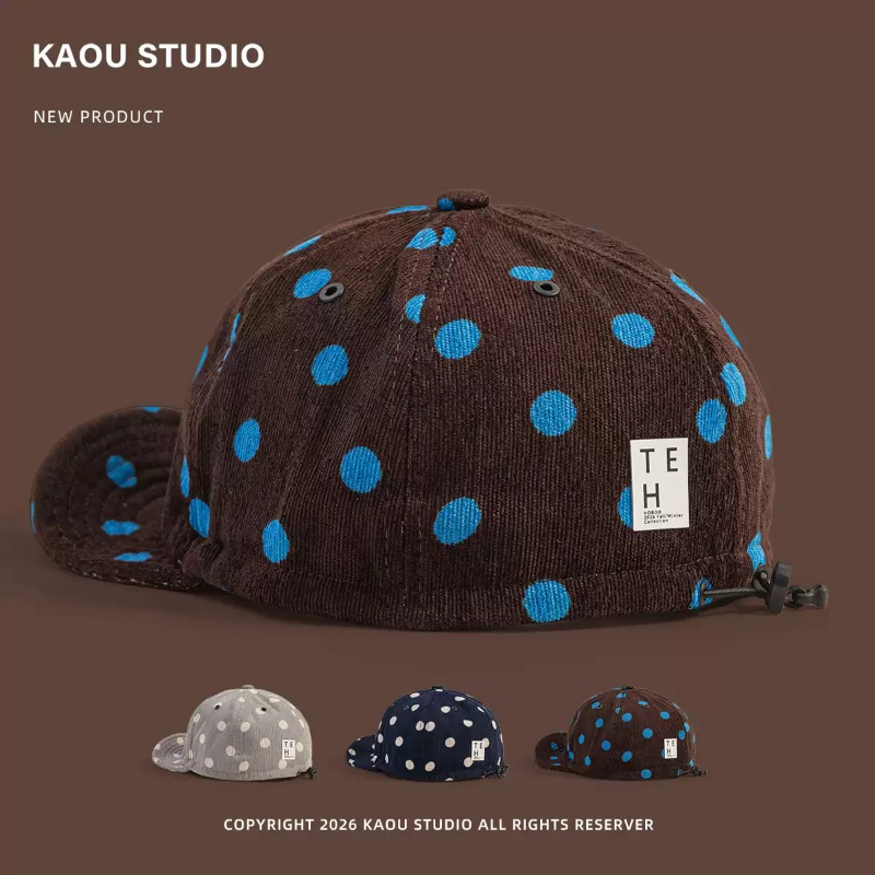 Corduroy Cap 5 Panel - Cappellino da baseball unisex in velluto
