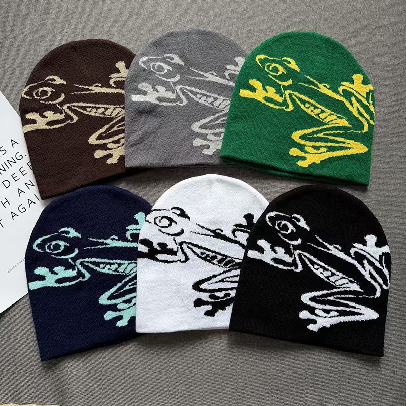 Nuovo berretto con stampa di r - Beanie Cuffed Knit recensione e prezzo
