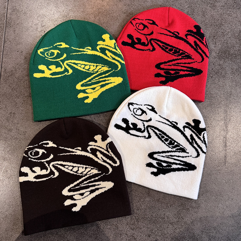 Nuovo berretto con stampa di r - Beanie Cuffed Knit recensione e prezzo
