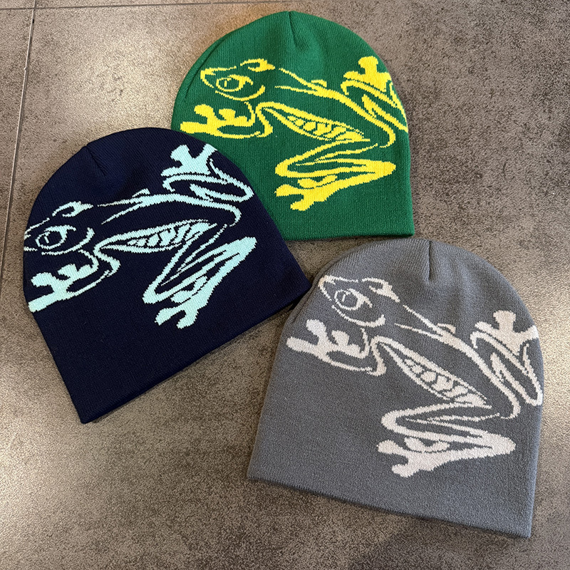 Nuovo berretto con stampa di r - Beanie Cuffed Knit recensione e prezzo