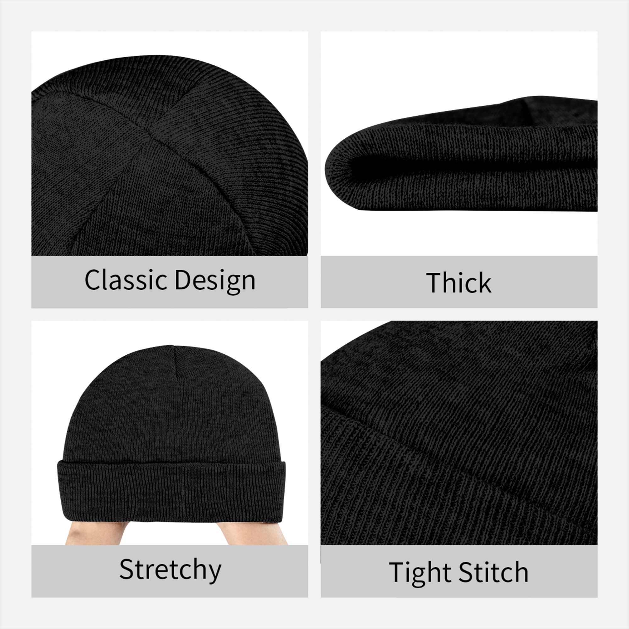 Berretto a coste con risvolto  - Beanie Cuffed Knit recensione e prezzo